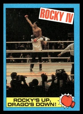 1985 Topps Rocky's Up, Drago's Down! #62 Rocky IV - Image 1 of 2