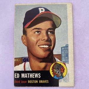 1953 Topps - Eddie Mathews #37 - Bild 1 von 2
