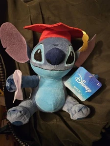 Disney Stitch Class of 2025 Graduation 8-inch Plush Stitch Stuffed Animal New - Picture 1 of 7