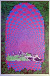 Rare Psychedelic Art Poster MIRAGE by [Satty] 23x35" [1967] East Totem West VTG - Picture 1 of 1