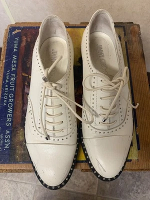 jimmy choo zapatos blancos 38.5 Foto 1 de 4