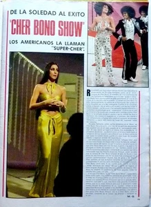 *SINnger CHER = 1 página 1975 RECORTE ESPAÑOL - Imagen 1 de 1