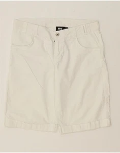 HELLY HANSEN Womens Casual Shorts W30 Medium White Cotton OZ16 - Picture 1 of 3
