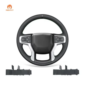 Cubierta de volante MEWANT HÁGALO USTED MISMO puntada a mano para Chevrolet (Chevy) Silverado 1500 - Imagen 1 de 9