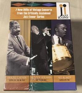 Jazz Icons: Series 4 (DVD, 2009, 8-Disc Set) NEW Coleman Hawkins Art Blakey - Imagen 1 de 6