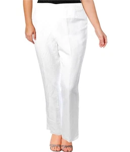 Kasper Womens Audrey Casual Trouser Pants, White, 10 - Picture 1 of 1