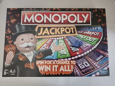 Factory Sealed Monopoly Jackpot Board Game by Hasbro  2015 - Image 1 of 4