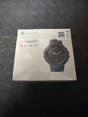 Amazfit T-Rex Pro 47mm Black Case with White Silicone Band (A2013) - Image 1 of 4