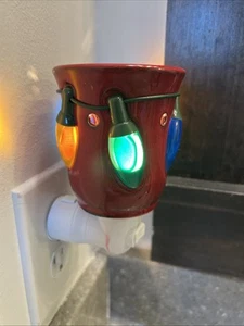 Scentsy LUCI NATALIZIE spina da parete mini scaldacera luci di Natale campane di zucchero - Foto 1 di 10