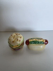 Hamburger und Hotdog Salz & Pfefferstreuer Versand - Bild 1 von 4