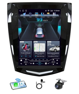 4+64G Screen Stereo Carplay Auto for Cadillac ATS XTS SRX CTS 2013-18 Car Radio Foto 1 de 4