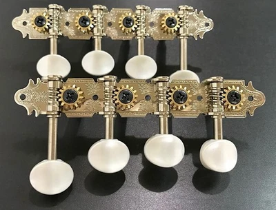 1/14 F style Mandolin Mandola Nickel plated machine head tuner peg key 436N-SW - Image 1 of 4