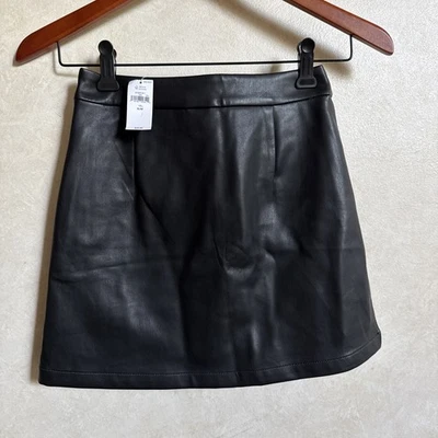 Nwt Girls Vegan Leather Skirt Gap Kids 12 Slim  Retail $49 - Image 1 of 4