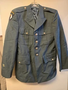 USED Vintage Vietnam U.S. Army Service Dress Uniform Jacket Size 39R DP-10042 - Picture 1 of 8