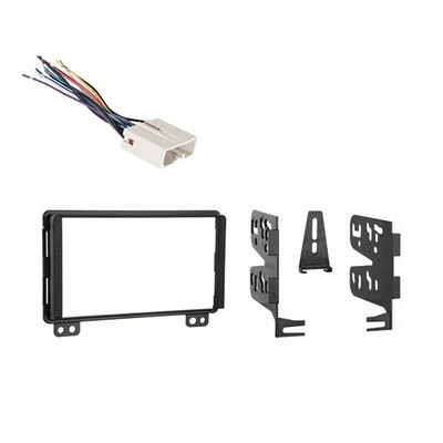 Fits Ford Mustang 2004 Double DIN Aftermarket Harness Radio Install Dash Kit - Image 1 of 3