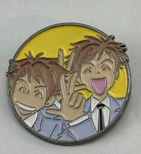 OURAN HIGH SCHOOL HOST CLUB ENAMEL PIN BLIND BOX TWINS HIKARU & KAORU HITACHIIN - Picture 1 of 4