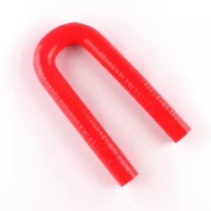 Manguera de silicona para codo roja de 3/4 pulgadas 180 grados turbo ID19 mm acoplador de curva en forma de U - Imagen 1 de 10
