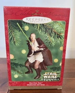 Star Wars Episode I - Qui-Gon Dschinn - Weihnachten Hallmark Andenken Ornament 2000 - Bild 1 von 2