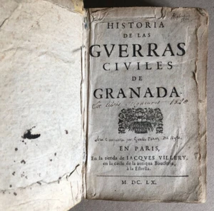 Ginés Pérez de Hita — Historia de las guerras civiles de Granada — Villery 1660 - Picture 1 of 10