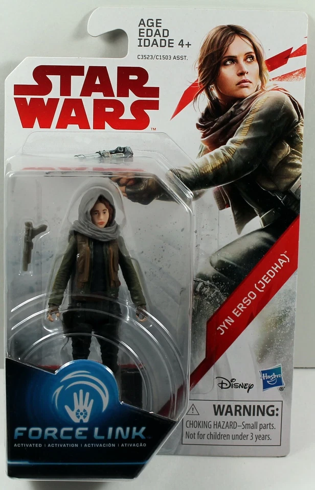 Figura de acción Disney Star Wars Force Link 3,75" - Jyn Erso (Jedha) 2017 Hasbro Foto 1 de 1