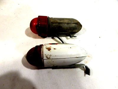 2 luces traseras de bicicleta Delta de colección I-plástico 1-aluminio Foto 1 de 4