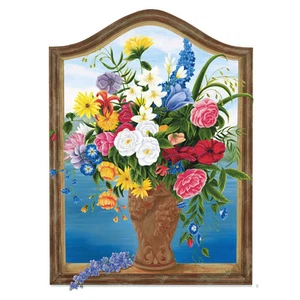 Tatouage Blumenvase Fenster Trockenreiben Transfer - Bild 1 von 2