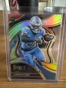 2023 Panini Select Jahmyr Gibbs Club Level Red, Yellow And Blue Prizm RC - Picture 1 of 2