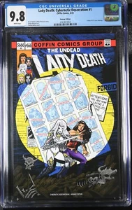 DAMA DEATH PROFANACIÓN CIBERNÉTICA #1 (8/23) ~ CGC 9.8 ~ WP ~ X-MEN #141 HOMENAJE - Imagen 1 de 3