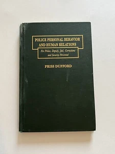 Personal Behavior & Human Relations Book Police Deputy Jail Corrections 70s 80s - Imagen 1 de 5