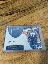 2018-19 Panini Select Andrew Wiggins Autograph Card