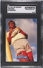 John Elway 1991 Pro Line Portraits SGC Authentic Certified Auto Football Card