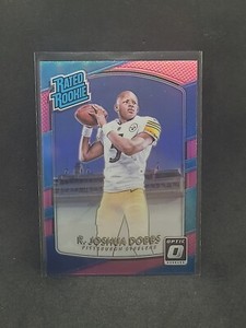 R. Joshua Dobbs 2017 Donruss Optic Pink Rated Rookie Prizm Pittsburgh Steelers