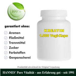 Kreatin 1.000 Vegi-Kaps - Beste HANNES' Qualität - Bild 1 von 1