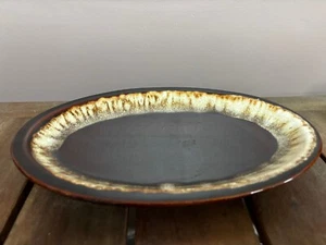 Pfaltzgraff Brown Drip Glaze Gourmet Oval Platter #7 - Picture 1 of 6