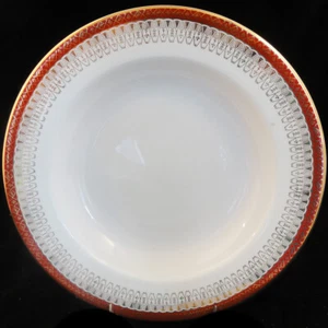 MAJESTIC RED by Royal Grafton Rim Soup Bowl 9.4" Large NEW NEVER USED England - Picture 1 of 2