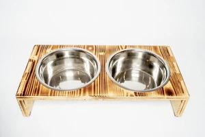 Hundebar Basic 2 x1600mL Futterhöhe 11cm Futter Station Futterstation - Bild 1 von 5