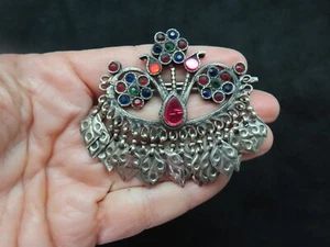 Vintage Kuchi AFGHAN Tribal Hair Barrette Z - Picture 1 of 4