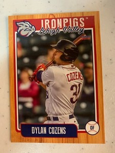 Dylan Cozena 2019 Team Card Lehigh Valley Ironpigs