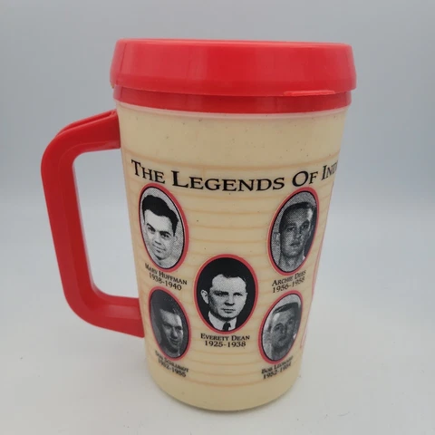 Indiana Hoosiers IU Basketball Legends All Americans Aladdin Thermos Mug Cup Cover
