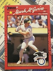 1990 Donruss #697 Mark McGwire Error Card (No Period After INC)