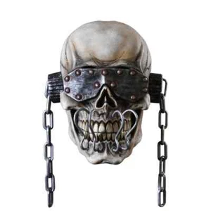 Halloween MEGADETH VIC RATTLEHEAD Latex Deluxe Mask Trick or Treat Studios NEW - Picture 1 of 11