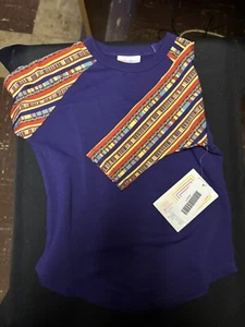 Lularoe Sloan Kids Size 4 Purple - Picture 1 of 1