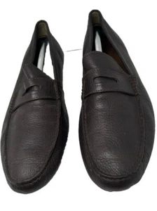 Coach Jared Brown Leather Driving Moccasin Loafers Men Size 13 M - Picture 1 of 9