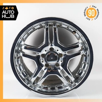 Mercedes R230 SL55 SL65 AMG 8.5 x 18 18" Front Wheel Rim Chrome Aftermarket - Image 1 of 4
