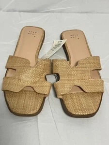 Women's Nina Slide Sandals-A New Day-Beige-NWT Multiple Sizes - Picture 1 of 7