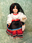 hd-541  Ethnic porcelain/cloth doll - "MEXICO"-Around the World collection