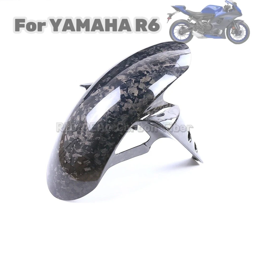 Carenado guardabarros delantero de fibra de carbono para Yamaha YZF R1 FZ10 R6 Foto 1 de 4
