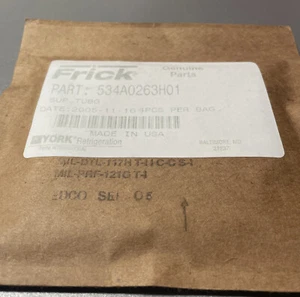 FRICK YORK 534A0263H01 SUP TUBG 4PCS NEW SEALED. - Picture 1 of 2