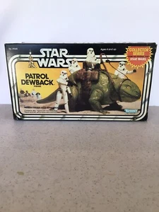 BRAND NEW VINTAGE 1983 STAR WARS PATROL DEWBACK IN TIGHTLY FACTORY SEALED BOX. - Picture 1 of 9