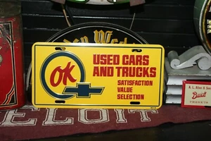 CHEVROLET OK AUTOS Y CAMIONETAS USADOS VALOR DISTRIBUIDOR MATRÍCULA LETRERO 66 - Imagen 1 de 7